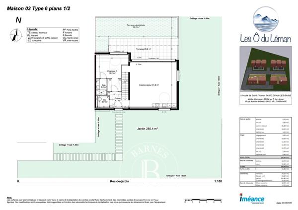 Évian-les-Bains, Maison 5 Chambres -  137 m² à vendre