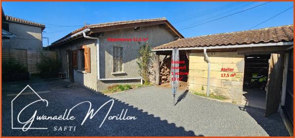 Maison 4 chambres et dépendances en pierre