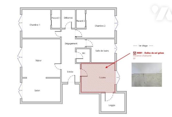 Appartement à rafraichir situé à ALENCON (67 m²) - 2ème étage sans ascenseur. cave, garage, grenier.