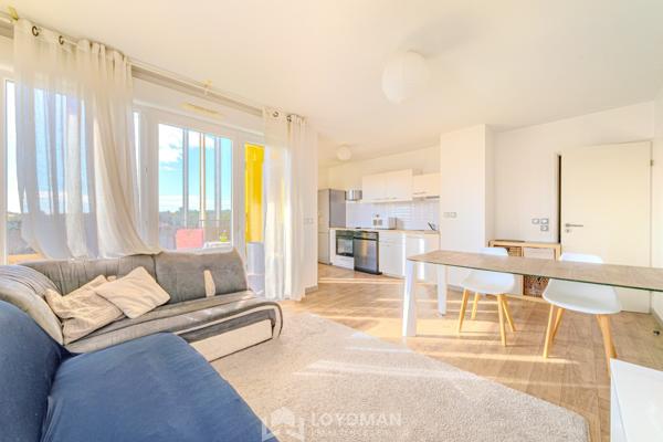 Juvignac (34990) Exclu: T3 lumineux en dernier étage, résidence récente, petit cocon avec terrasse et parking en sous-sol