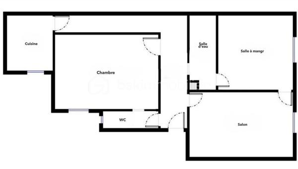 Appartement de 62 m²