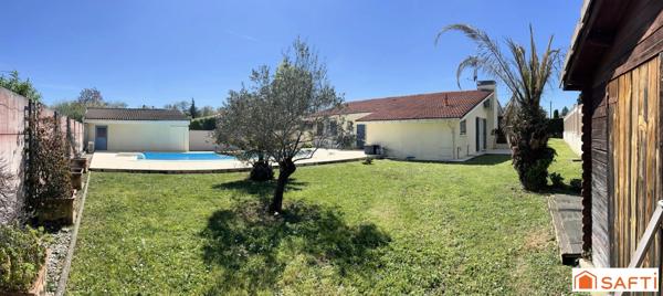 MAISON 105 M2 AVEC PISCINE ET GARAGE DOUBLE