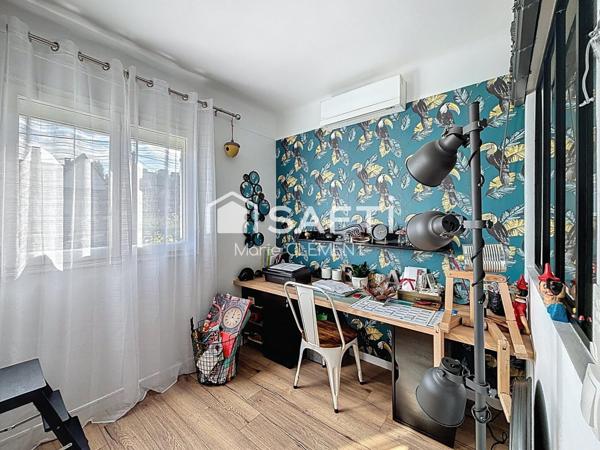 Maison individuelle de 93 m2 avec 3 chambres et un sous sol total terrain 641 m2