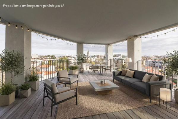 Appartement d’exception – Dernier étage avec rooftop et terrasse– Bordeaux Caudéran