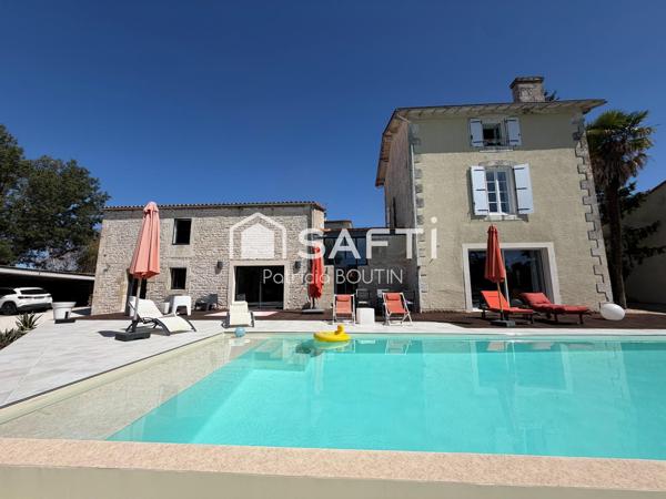 MAISON EN PIERRE 3 CHAMBRES, DÉPENDANCES ET PISCINE AVEC VUE IMPRENABLE A NIORT !