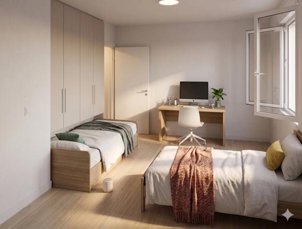 T3 au 7ème étage avec terrasse de 17 m² et placards extérieurs – Pantin