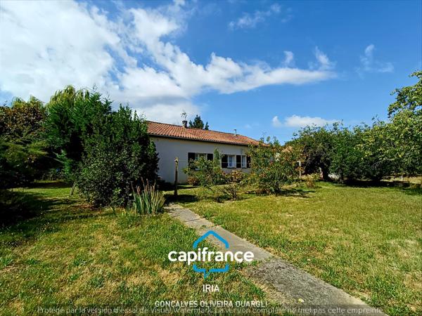 Maison à vendre 5 pièces (47) sur la commune du TEMPLE SUR LOT.