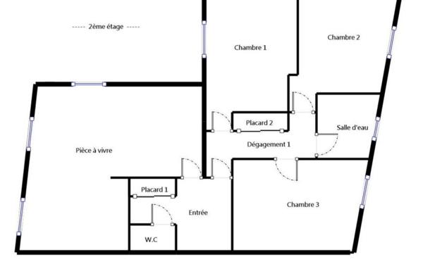 Appartement à vendre    4 pièces • 76,65 m2 Aubenas