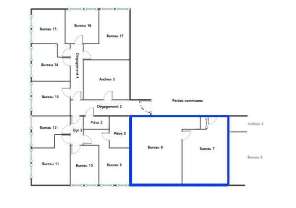 Bureau
         2 pièces
        - 71 m² Exclusivité 178 000 € *
