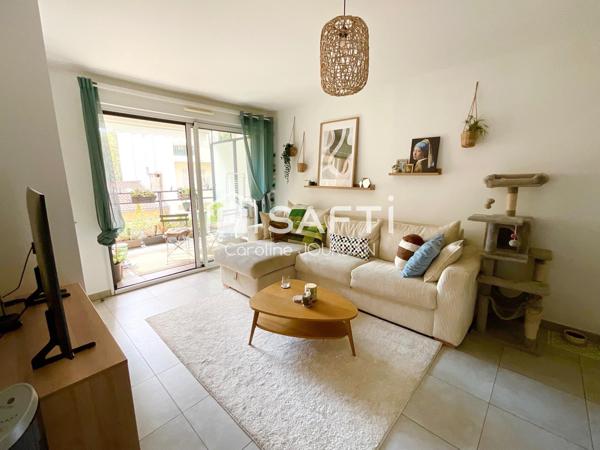 Spacieux et élégant 2 pièces avec large balcon - résidence de 2019 dans le quartier Riquier - TNL