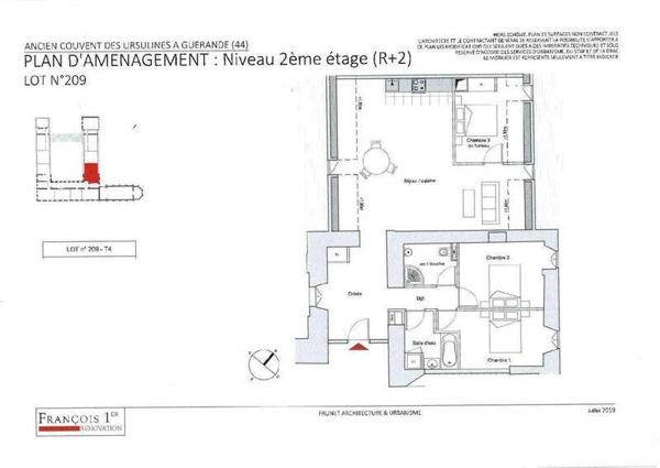 Appartement 4 pièces                                        - 44350 Guérande Réf : 3585