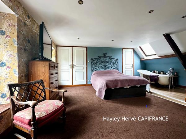 Dpt MANCHE(50), Propriété avec trois étangs sur 1,4 hectare en Normandie – Maison de charme proche Vire et Mont-Saint-Michel