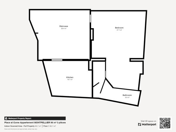 Montpellier (34000) Appartement 97 m² en plein coeur du centre ville de Montpellier.