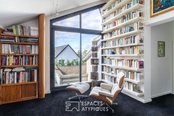 Maison d’architecte aux lignes élégantes avec piscine et jardin