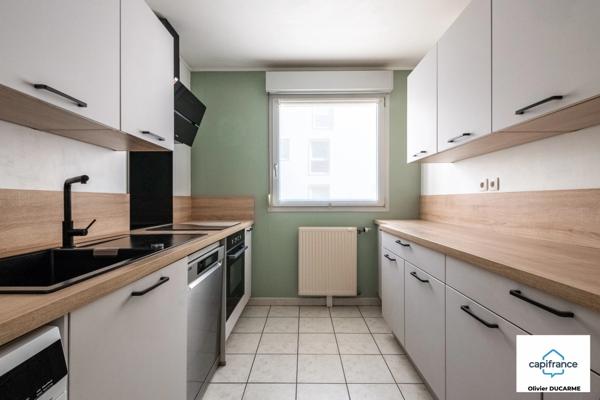 Appartement à vendre 3 pièces DIJON (21) secteur Voltaire Wilson avec balcon, parking et cave