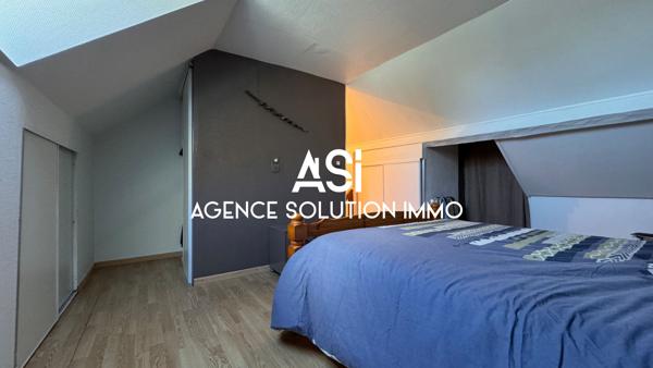 Maison 2 pièce(s) 37.59 m2 Carrez - 49 m2 au sol - Garage et cour - calme clair