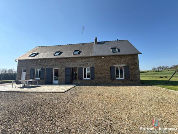 Longère en pierres rénovée sans voisins à Larchamp