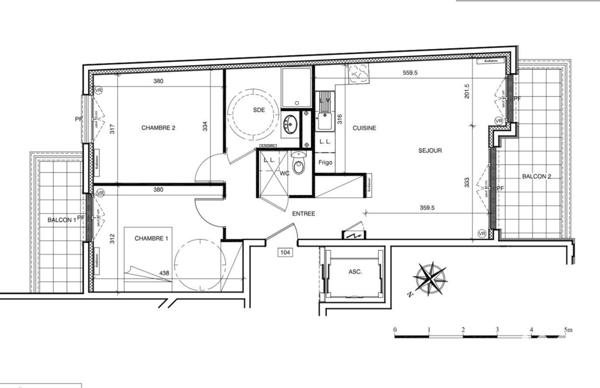 Appartement à vendre 3 pièces 64 m² La-Varenne-Saint-Hilaire