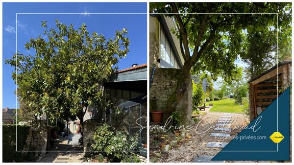 À 50 min de Paris - Propriété de charme 229 m² avec dépendance contemporaine et jardin - 5 chambres - 1084 m² de terrain - 488800 Euros HAI