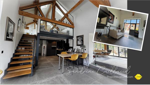 À 50 min de Paris - Propriété de charme 229 m² avec dépendance contemporaine et jardin - 5 chambres - 1084 m² de terrain - 488800 Euros HAI