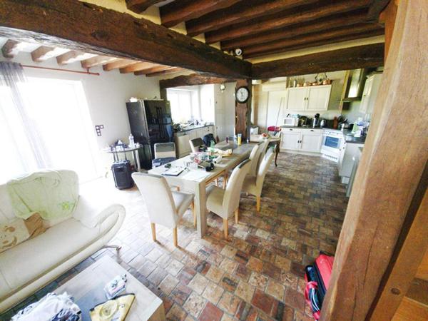 (61300) Maison Saint Sulpice Sur Risle 5 pièce(s) 125 m2, maisonnette pour gîte à terminer