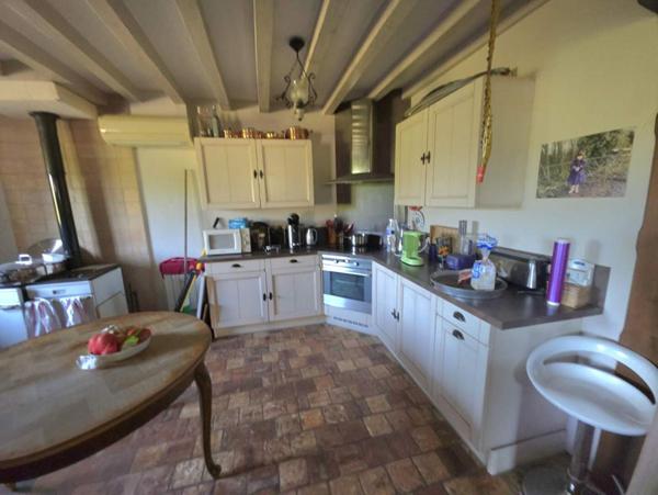 (61300) Maison Saint Sulpice Sur Risle 5 pièce(s) 125 m2, maisonnette pour gîte à terminer