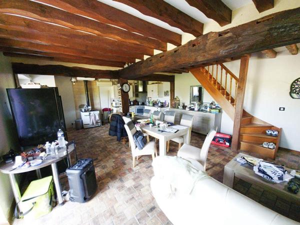 (61300) Maison Saint Sulpice Sur Risle 5 pièce(s) 125 m2, maisonnette pour gîte à terminer
