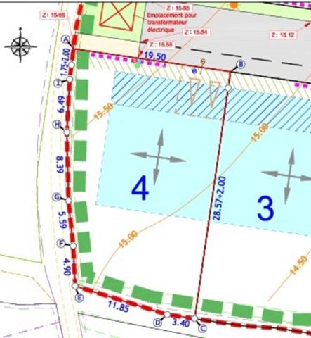 Magnifique terrain 530m2 - St Philibert