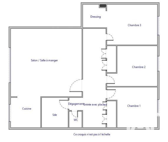 Appartement à vendre 4 pièces 68,29 m² Villejuif