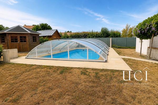 Saint-Jean-de-Boiseau – La Noë — Maison familiale de plain-pied avec piscine couverte sur 2 176 m²