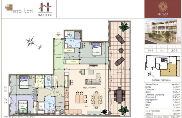 Appartement à vendre 4 pièces 117 m² Nîmes