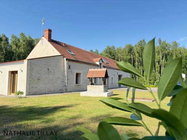 Orleans nord-ouest, à vendre , Ancienne Grange Rénovée au Cœur des Bois, 15 mn Orléans centre