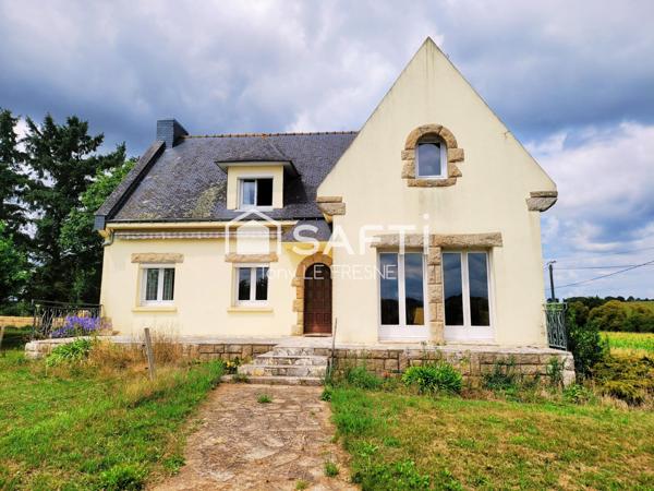 MAISON INDIVIDUELLE 6 CHAMBRES DE 145 M² ENVIRON SUR SOUS SOL AVEC UN TERRAIN DE 4500M²