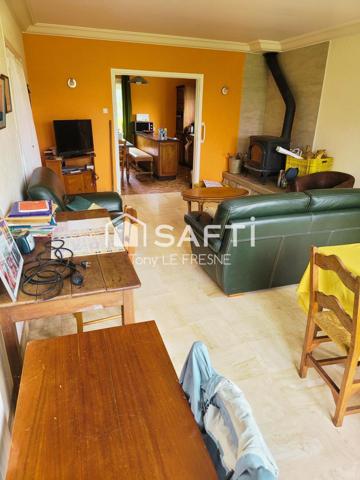 MAISON INDIVIDUELLE 6 CHAMBRES DE 145 M² ENVIRON SUR SOUS SOL AVEC UN TERRAIN DE 4500M²