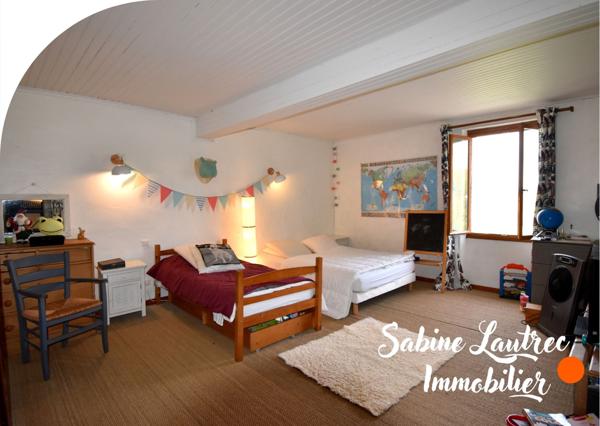 Técou (81600) Authentique ferme viticole rénovée – Charme, volumes + deux logements indépendants