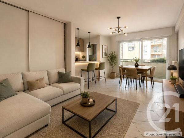Appartement T3 à vendre  3 pièces - 50,89 m 2   RODEZ  - 12