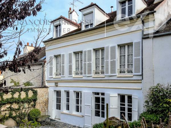 Andrésy — Élégante demeure Second Empire avec jardin et vue sur la Seine