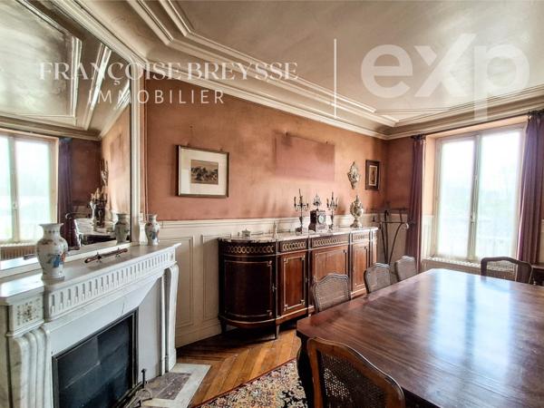 Andrésy — Élégante demeure Second Empire avec jardin et vue sur la Seine
