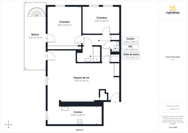 Dernier étage et rooftop ! Appartement 3 pièces de 88 m2 - Avenue Magellan, Créteil