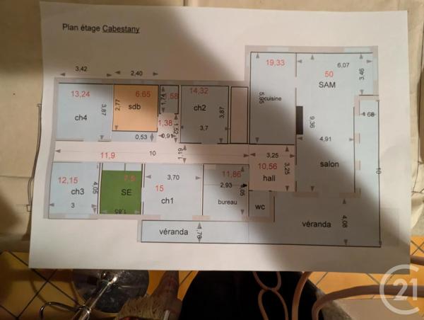 Maison à vendre  7 pièces - 245 m 2   CABESTANY  - 66