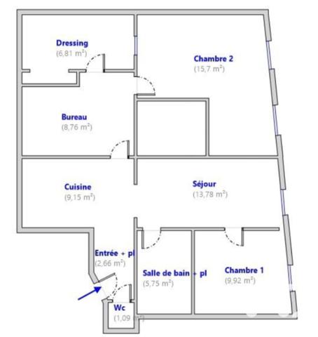 Appartement à vendre 5 pièces 74 m² Roquevaire