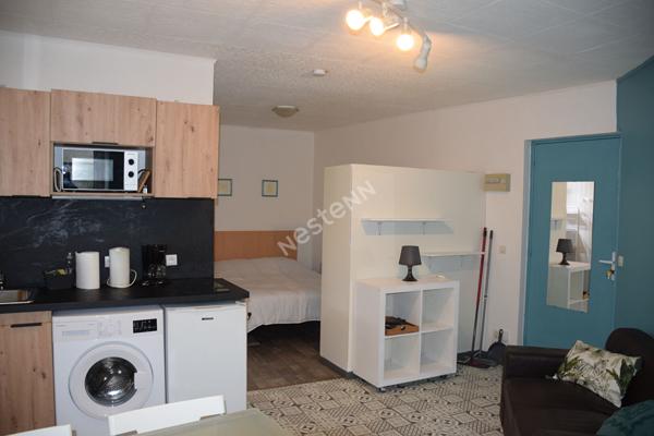 Charmant studio meublé rénové au rez-de-chaussée proche centre Retournac