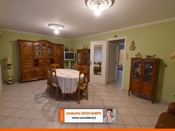 Maison 3 chambres, véranda, Jardin, Garage, sous-sol à COURRIERES