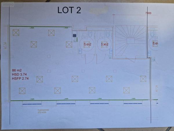 Fonds et/ou murs commerciaux à louer à Douai dans le Nord (59500), ref : 59098-L561