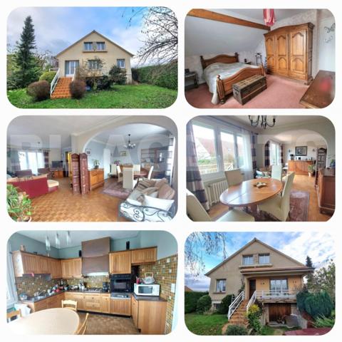 NANTEUIL LES MEAUX : MAISON individuelle de 120 M2 élevée sur sous sol total avec jardin 