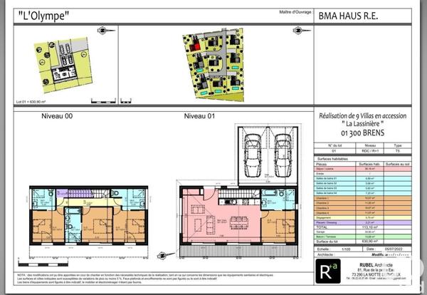 Maison 5 pièces de 113 m² à Brens (01300)