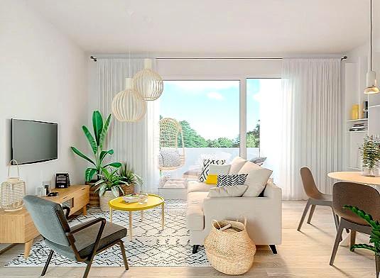 Nieul-sur-Mer (17137) T2 de 46 m2 avec balcon OUEST frais de notaire inclus.