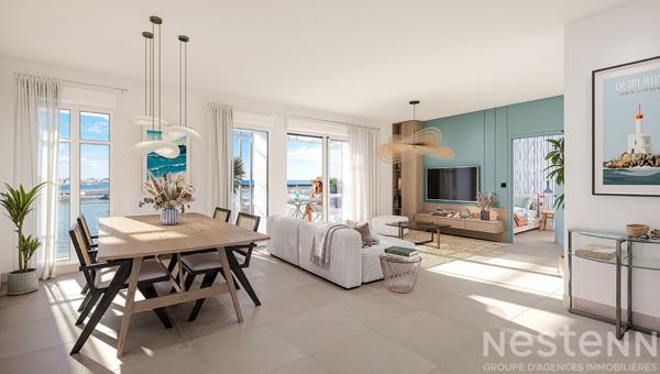 Quiberon - En vente appartement neuf et vue mer de 74 m²