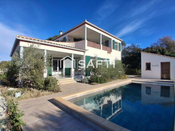 Villa 177m² - 4 chbres - piscine - 1300m² terrain