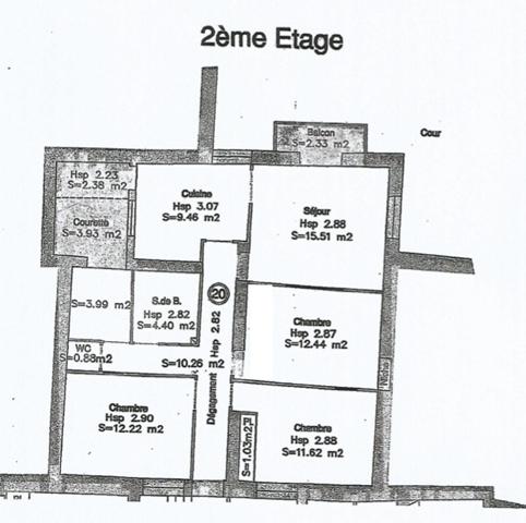 Appartement 4 pièces - 82 m² Exclusivité efficity